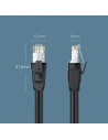 Kup Kabel sieciowy UGREEN NW121 Ethernet RJ45 Cat 8 T568B 1.5m czarny - UGR1380BLK - {ean13} - Sklep Home Screen