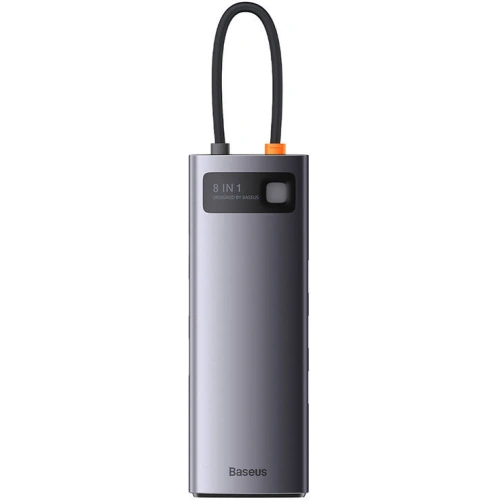 Kup Hub 8-in-1 Baseus Metal Gleam Series USB-C - 3x USB 3.0 + 2x HDMI + USB-C PD + microSD/SD - BSU3490 - {ean13} - Sklep Home Screen