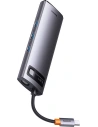 Kup Hub 8-in-1 Baseus Metal Gleam Series USB-C - 3x USB 3.0 + 2x HDMI + USB-C PD + microSD/SD - BSU3490 - {ean13} - Sklep Home Screen