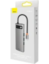 Kup Hub 8-in-1 Baseus Metal Gleam Series USB-C - 3x USB 3.0 + 2x HDMI + USB-C PD + microSD/SD - BSU3490 - {ean13} - Sklep Home Screen