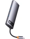 Kup Hub 8-in-1 Baseus Metal Gleam Series USB-C - 3x USB 3.0 + 2x HDMI + USB-C PD + Ethernet RJ45 - BSU3491 - {ean13} - Sklep Home Screen