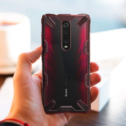 Kup Case Ringke Fusion-X Xiaomi Mi 9T/Pro & Redmi K20/Pro Rubinrot - RGK930RED - {ean13} - Sklep Home Screen