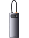 Hub 6w1 Baseus Metal Gleam Series USB-C - 3x USB 3.0 + 2x HDMI + USB-C PD