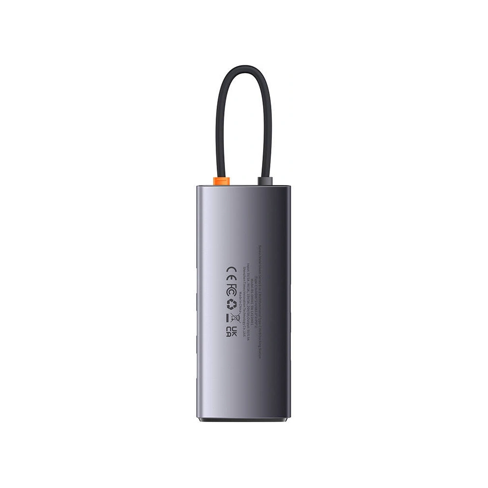 Hub 6w1 Baseus Metal Gleam Series USB-C - 3x USB 3.0 + 2x HDMI + USB-C PD