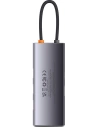 Kup Hub 6w1 Baseus Metal Gleam Series USB-C - 3x USB 3.0 + HDMI + USB-C PD + VGA - BSU3495 - {ean13} - Sklep Home Screen