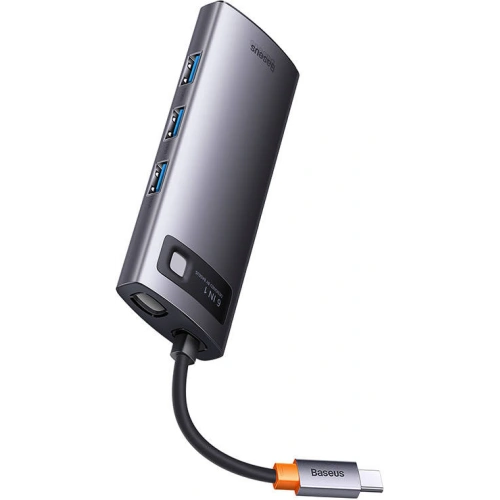 Kup Hub 6w1 Baseus Metal Gleam Series USB-C - 3x USB 3.0 + HDMI + USB-C PD + VGA - BSU3495 - {ean13} - Sklep Home Screen