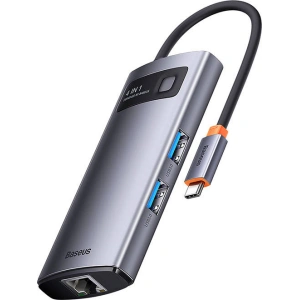 Kup Hub 6w1 Baseus Metal Gleam Series USB-C - 4x USB 3.0 - BSU3496 - {ean13} - Sklep Home Screen
