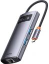 Kup Hub 6v1 Baseus Metal Gleam Series USB-C - 4x USB 3.0 - BSU3496 - {ean13} - Sklep Home Screen