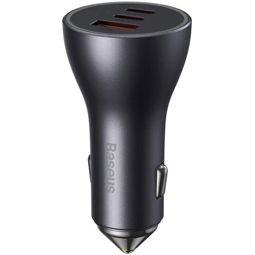 Buy Baseus Golden Contactor Pro Car Charger 2x USB-C, 1x USB, 65W (gray) - BSU3499GRY - {ean13} - Home Screen Store Europe