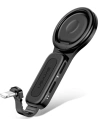 Adapter USAMS AU06 2w1 Lightning - 2 x lightning + ring holder czarny/black SJ274LN01