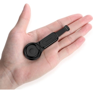 USAMS Adapter AU06 2in1 Lightning - 2 x Lightning + ring holder black SJ274LN01 (US-SJ274)