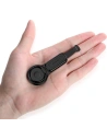 Adapter USAMS AU06 2w1 Lightning - 2 x lightning + ring holder czarny/black SJ274LN01