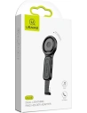 USAMS Adapter AU06 2in1 Lightning - 2 x Lightning + ring holder black SJ274LN01 (US-SJ274)
