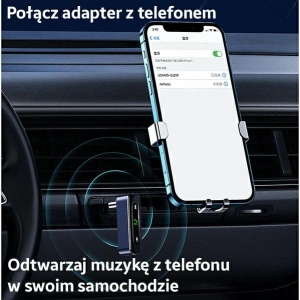 Kup Adapter USAMS audio Bluetooth 5.0 - jack 3.5mm gri/grey SJ519JSQ01 - USA010GRY - {ean13} - Sklep Home Screen