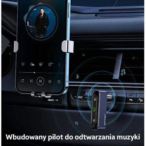 Kup USAMS Audio Bluetooth 5.0 Adapter - Klinke 3.5mm grau/grey SJ519JSQ01 - USA010GRY - {ean13} - Sklep Home Screen