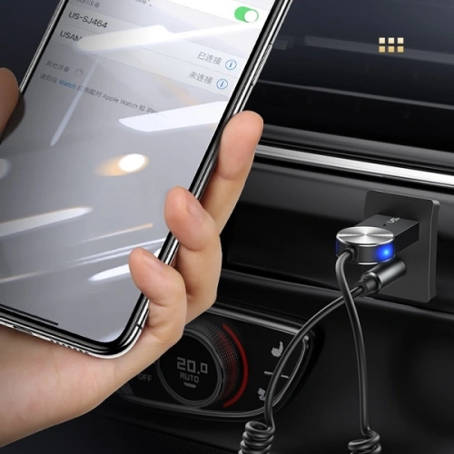 Kup Adapter USAMS Audio Bluetooth 5.0 USB-AUX Grau/Tarnish SJ464JSQ01 - USA013TAR - {ean13} - Sklep Home Screen