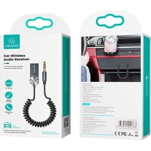Kup Adapter USAMS audio Bluetooth 5.0 USB-AUX gri/întunecat SJ464JSQ01 - USA013TAR - {ean13} - Sklep Home Screen