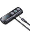 Adapter USAMS audio Bluetooth 5.0 zestaw głośnomówiący + transmiter FM czarny/black SJ503JSQ01