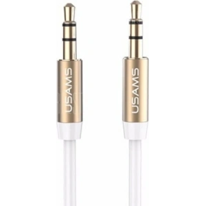 Kup Adapter USAMS Audio-Klinke 3,5 mm - 3,5 mm 1 m Weiß/White YP102 - USA015WHT - {ean13} - Sklep Home Screen
