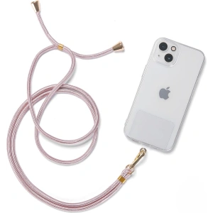 Kup Smycz do telefonu Tech-Protect Chain Universal Strap Pink/Gold - THP1278PNKGLD - {ean13} - Sklep Home Screen