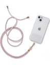 Smyčka na telefon Tech-Protect Chain Universal Strap Růžová/Zlatá
