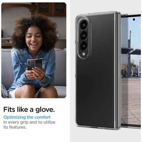 Buy Spigen Airskin Galaxy Z Fold 4 Crystal Clear - SPN2312CL - {ean13} - Home Screen Store Europe