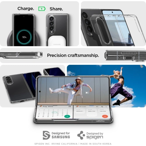 Buy Spigen Airskin Galaxy Z Fold 4 Crystal Clear - SPN2312CL - {ean13} - Home Screen Store Europe