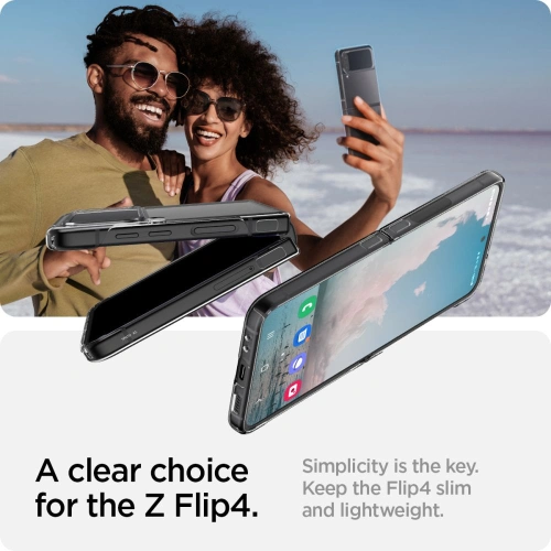 Kup Etui Spigen Airskin Samsung Galaxy Z Flip 4 Crystal Clear - SPN2313CL - {ean13} - Sklep Home Screen