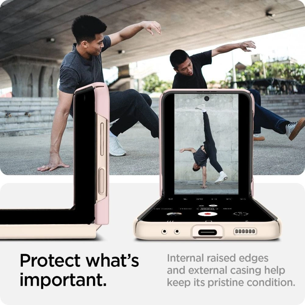 Etui Spigen Airskin Samsung Galaxy Z Flip 4 Cotton Pink