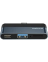 USAMS USB 3.0/USB-C/Micro SD Hub grau/grey SJ491HUB01