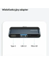 Kup Hub USAMS USB 3.0/USB-C/Micro SD szürke/grau SJ491HUB01 - USA022GRY - {ean13} - Sklep Home Screen