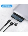 Kup Hub USAMS USB 3.0/USB-C/Micro SD szürke/grau SJ491HUB01 - USA022GRY - {ean13} - Sklep Home Screen
