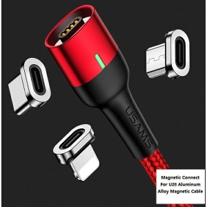 Kup Adapter USAMS magnetic U28 micro USB bulk argintiu/silver SJ325MCTA - USA026SLV - {ean13} - Sklep Home Screen