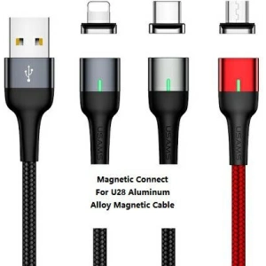 Kup Adapter USAMS magnetic U28 micro USB bulk argintiu/silver SJ325MCTA - USA026SLV - {ean13} - Sklep Home Screen