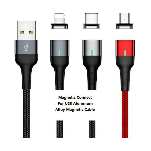 Kup Adapter USAMS magnetic U28 micro USB bulk argintiu/silver SJ325MCTA - USA026SLV - {ean13} - Sklep Home Screen