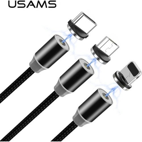 Kup Adaptor USAMS magnetic USB-C bulk argintiu/silver SJ159USBTA - USA028SLV - {ean13} - Sklep Home Screen