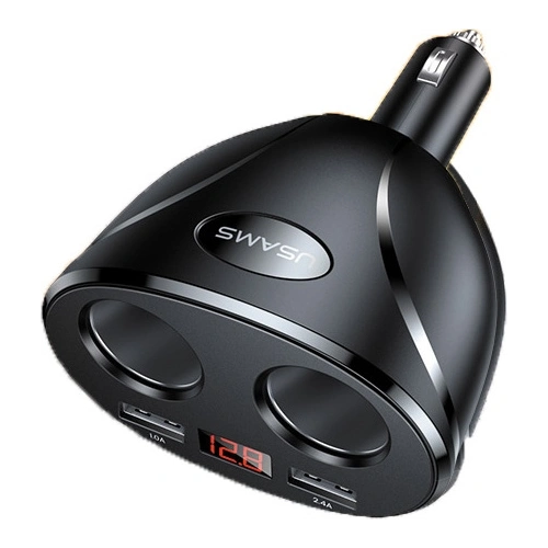 Kup Adapter USAMS C16 2 Steckdosen 2xUSB 96W Schnellladung schwarz/black CC99TC01 Verteiler - USA031BLK - {ean13} - Sklep Home Screen