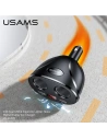 Buy USAMS Car Adapter C16 2xUSB 96W Fast Charge black CC99TC01 (US-CC099) - USA031BLK - {ean13} - Home Screen Store Europe