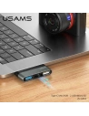 Kup Adapter USAMS USB-C Mini HUB 2xUSB + Micro SD grau SJ463HUB01 - USA034GRY - {ean13} - Sklep Home Screen