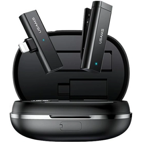 Kup Microfonul lavalier wireless USAMS ENC 2.4G, model ZB244MKF01, cu Lightning. - USA042 - {ean13} - Sklep Home Screen