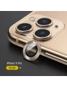 USAMS Kamera Lencse Üveg Apple iPhone 11 Pro fém gyűrű arany BH571JTT04