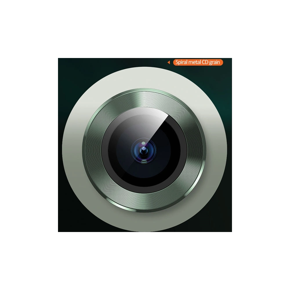 Nakładka USAMS Camera Lens Glass Apple iPhone 11 metal ring purpurowy/purple BH572JTT04