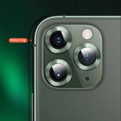 Kup USAMS Kamera Lencse Üveg Apple iPhone 11 fém gyűrű ezüst/silver BH572JTT02 - USA065SLV - {ean13} - Sklep Home Screen