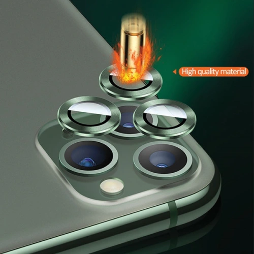 Kup USAMS Kamera Lencse Üveg Apple iPhone 11 fém gyűrű ezüst/silver BH572JTT02 - USA065SLV - {ean13} - Sklep Home Screen