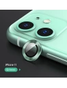 USAMS Kamera Lencse Üveg Apple iPhone 11 fémgyűrű zöld/green BH572JTT05