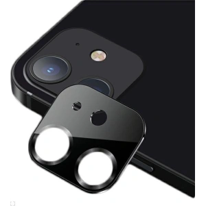Kup Nakładka USAMS Camera Lens Glass Apple iPhone 12 mini metal czarny/black BH706JTT01 - USA071BLK - {ean13} - Sklep Home Screen