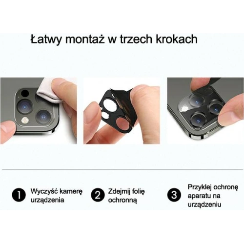 Kup USAMS Kameraobjektiv Glasabdeckung Apple iPhone 12 mini Metall grün/green BH706JTT04 - USA074GRN - {ean13} - Sklep Home Screen