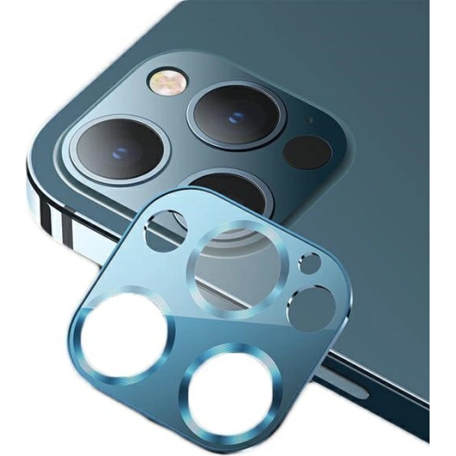 Kup USAMS Kamera Lencse Üveg Apple iPhone 12 Pro Max fém kék/blue BH707JTT04 - USA076BLU - {ean13} - Sklep Home Screen