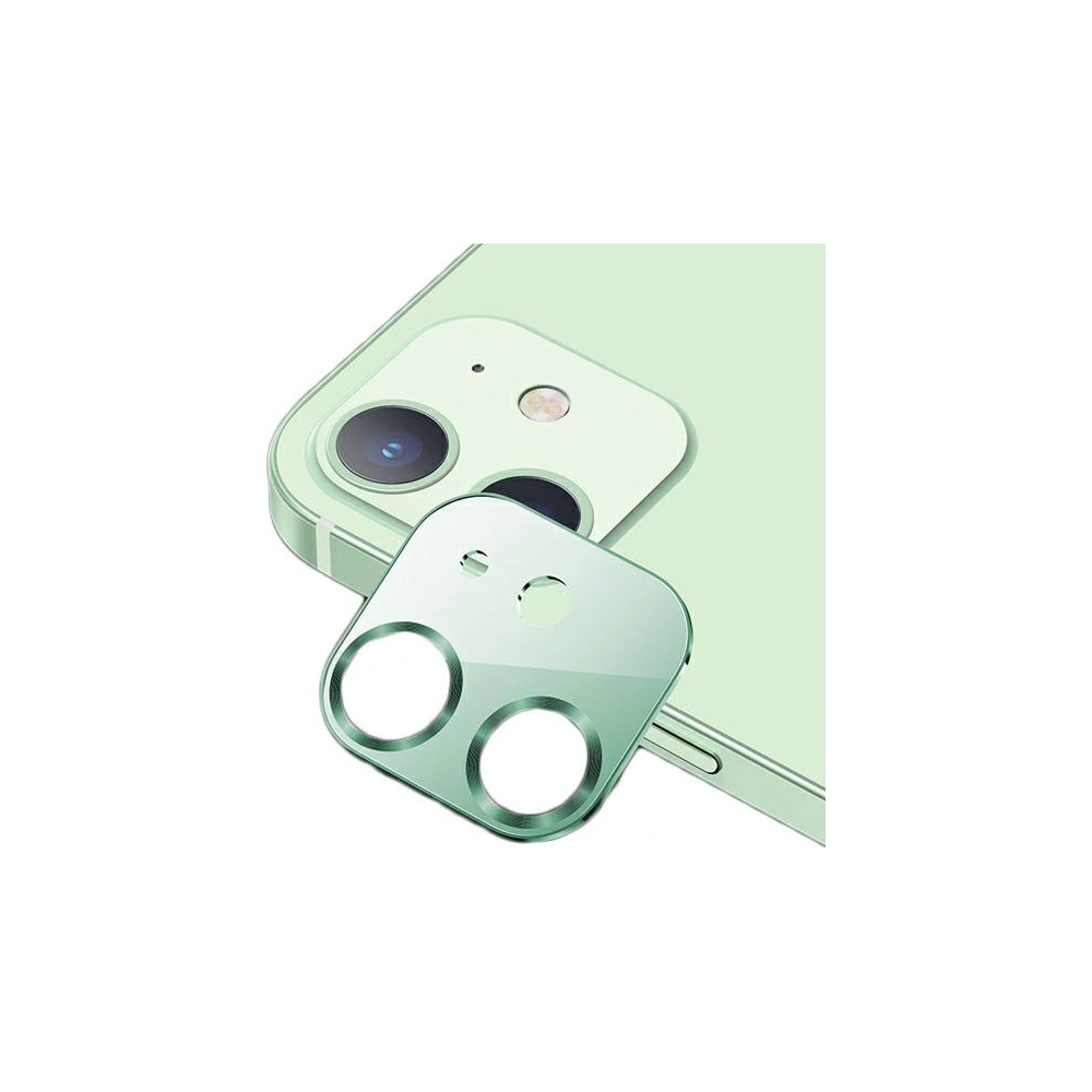 Nakładka USAMS Camera Lens Glass Apple iPhone 12 metal zielony/green BH703JTT04