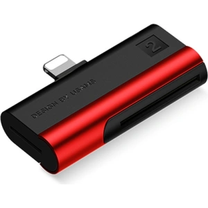 Buy USAMS Card Reader SD/microSD Lightning red SJ430DKQ02 (US-SJ430) - USA088RED - {ean13} - Home Screen Store Europe